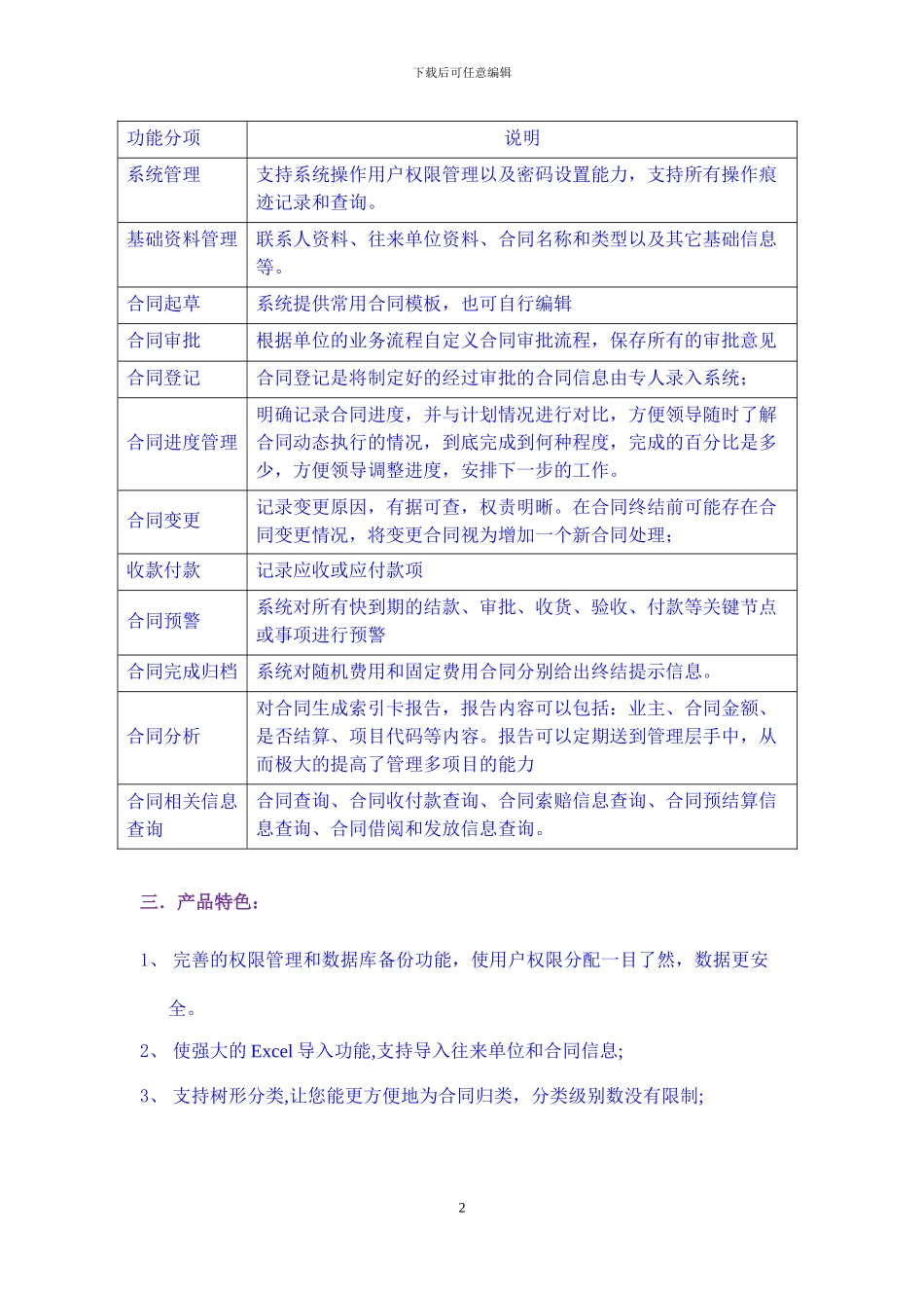 山东济南茗秦软件开发公司合同管理系统_第2页