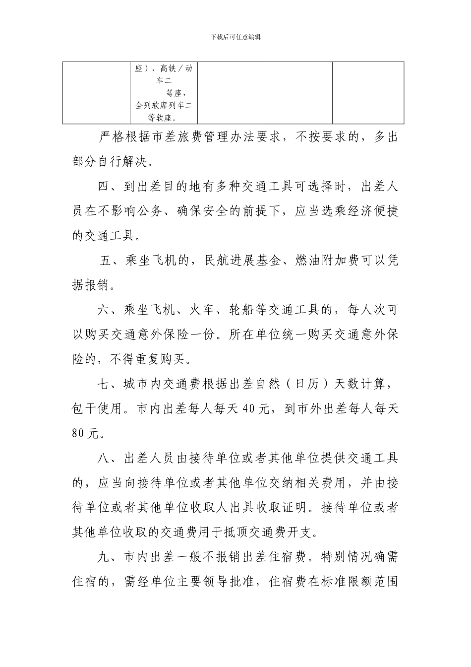 差旅费工作制度_第2页