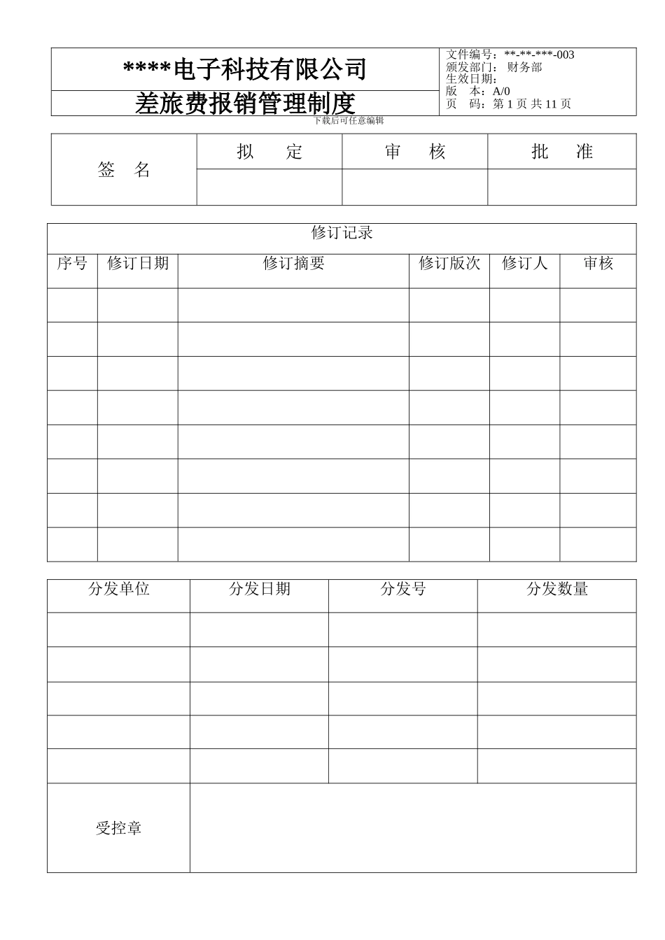 差旅费报销管理制度_第1页