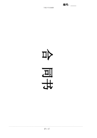 广告投放合同(完善)