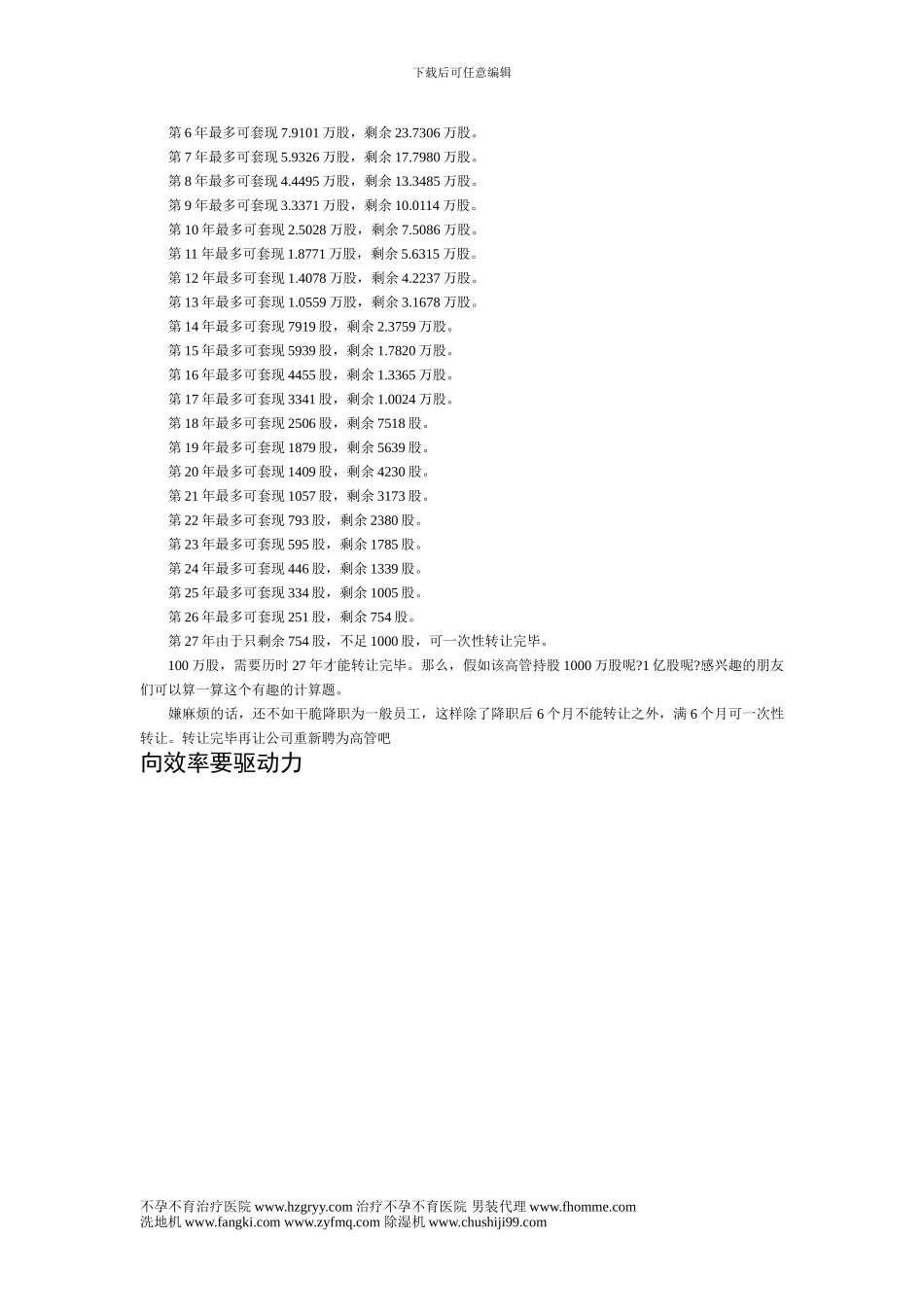 形形色色的股权激励_第3页