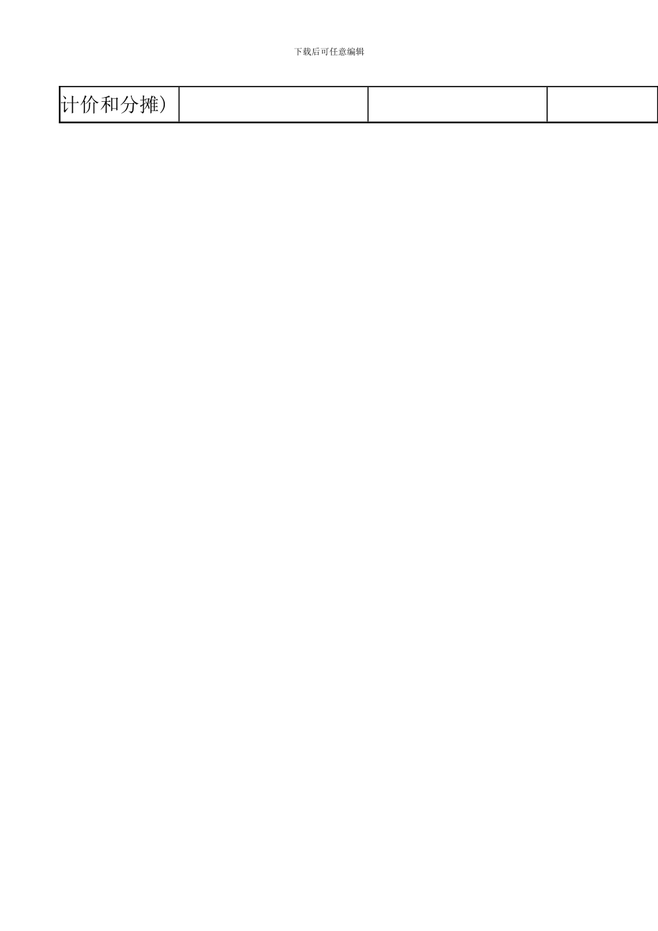 成本会计制度的控制目标、内部控制和测试一览表_第3页