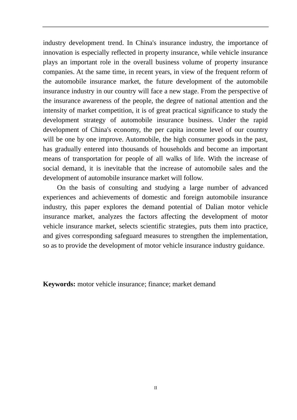 市场营销专业影响大连机动车保险市场需求的因素分析_第3页