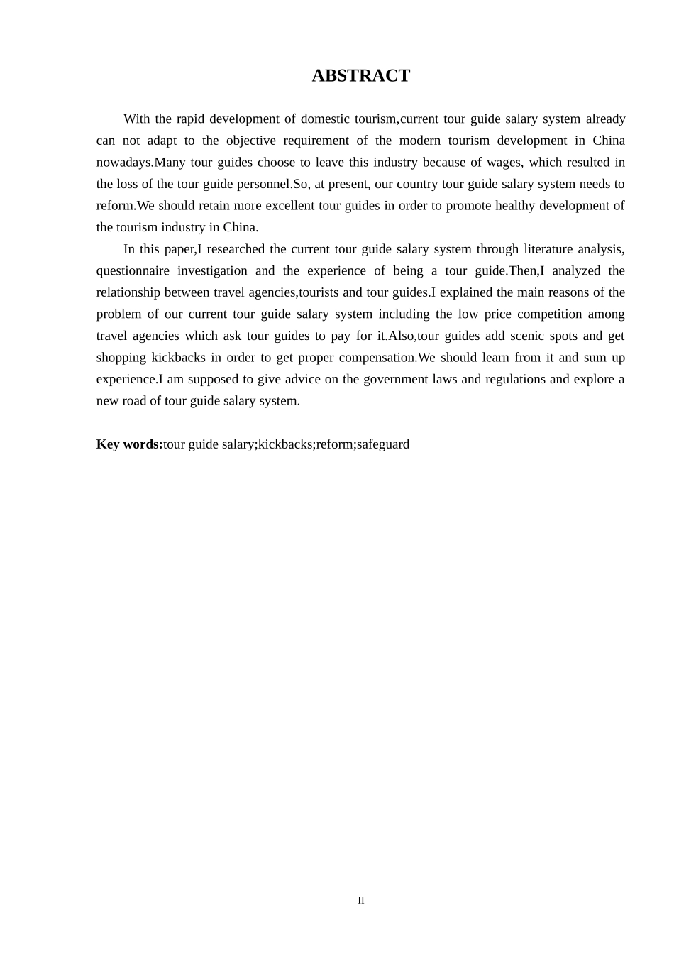 试分析现行导游薪金制度弊端及对策研究  旅游管理专业_第3页