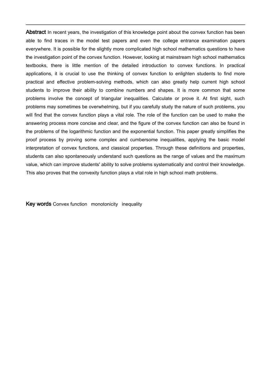 数学与应用数学-关于函数的凸性在中学数学解题中的应用论文_第2页