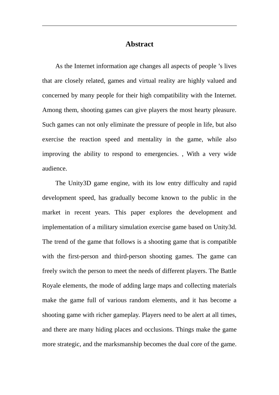 数字媒体技术基于Unity3d的军事模拟演练游戏开发与实现_第3页