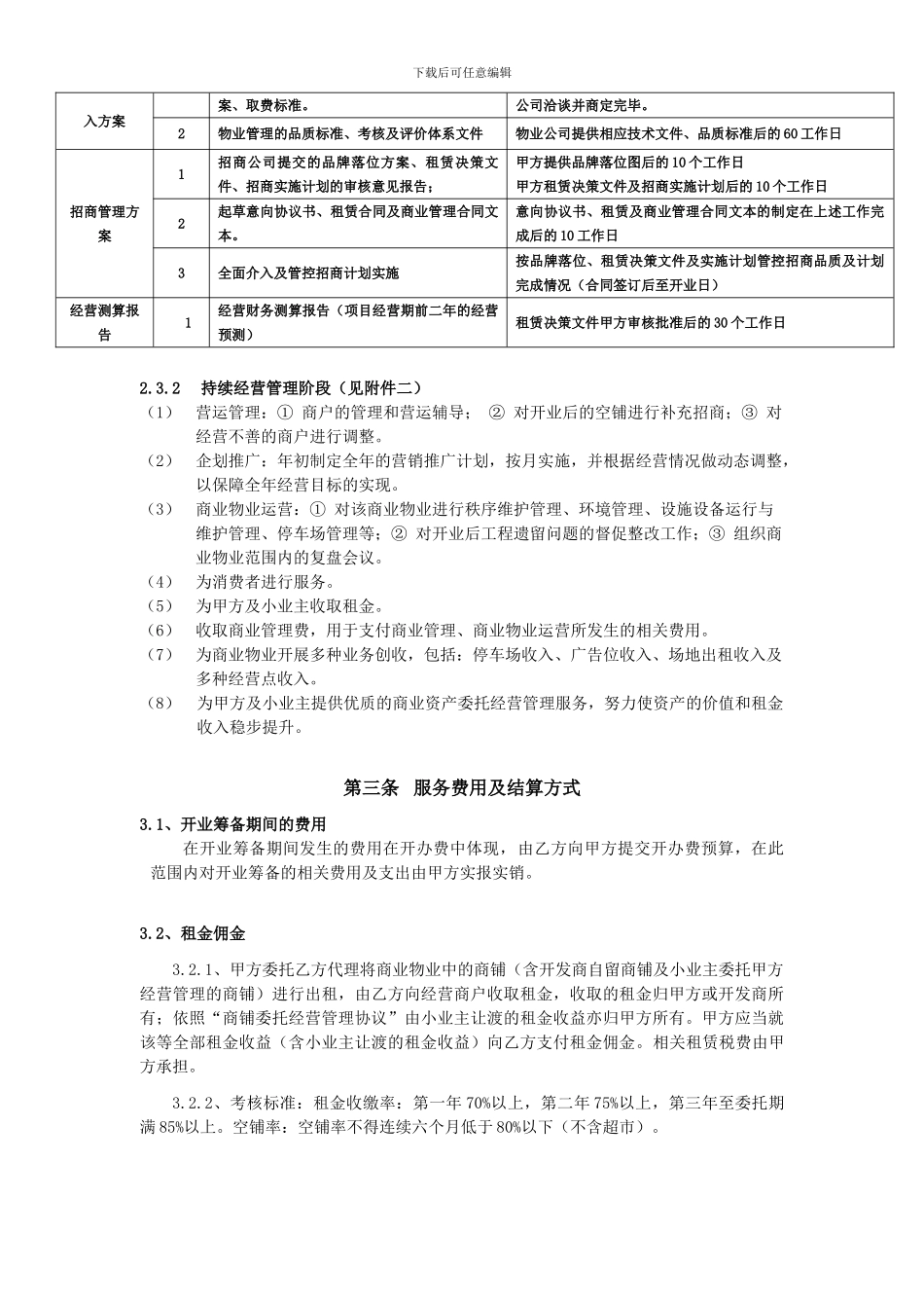 房产公司委托经营管理合同_第3页