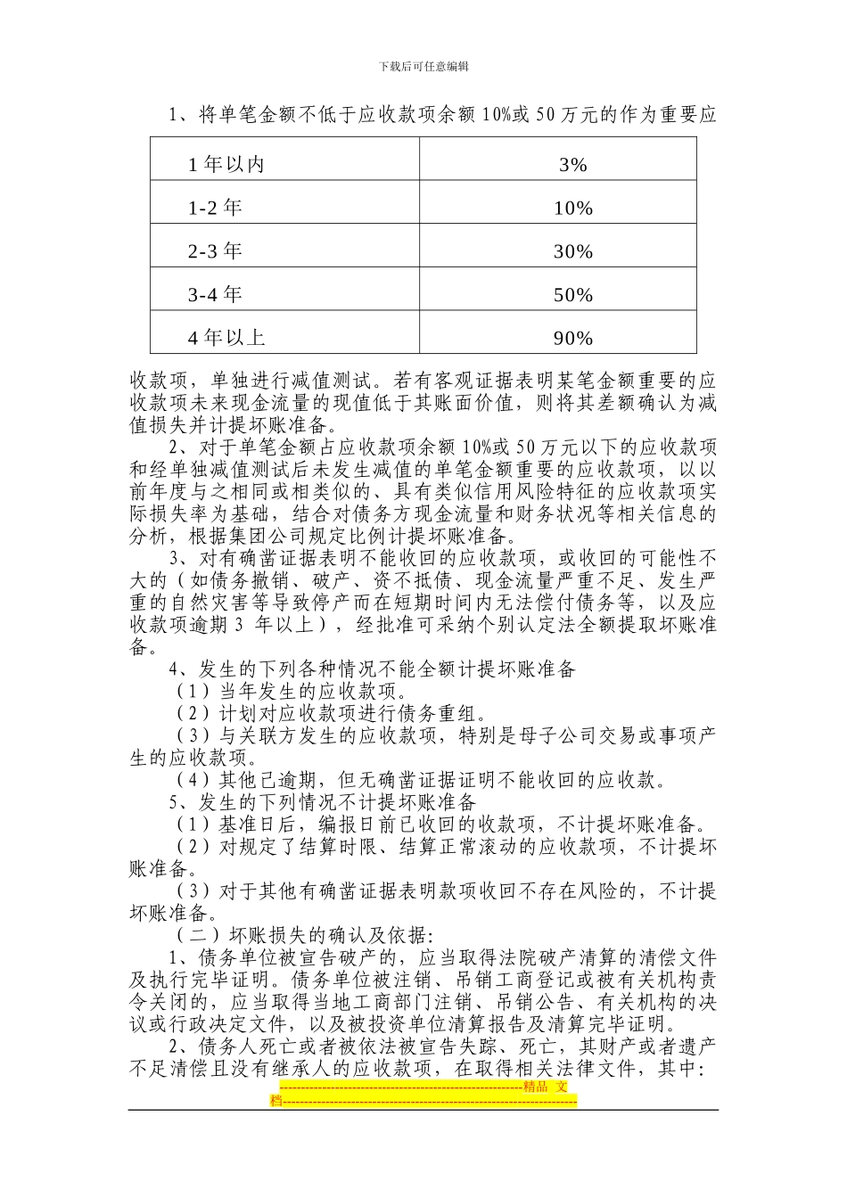 房地产行业应收款项管理制度_第3页