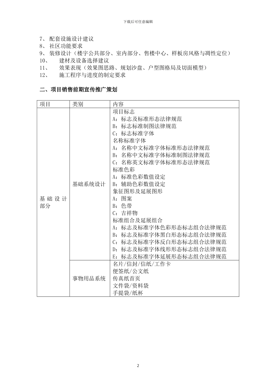 房地产项目全案策划及独家销售代理合同_第2页