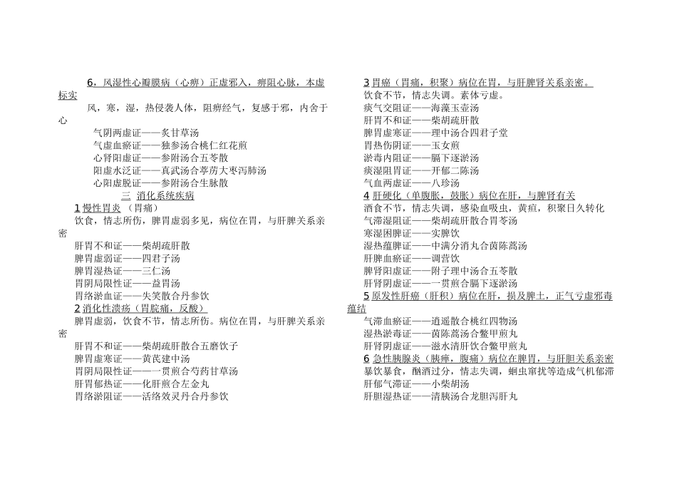 2025年中西医结合内科学证型_第3页