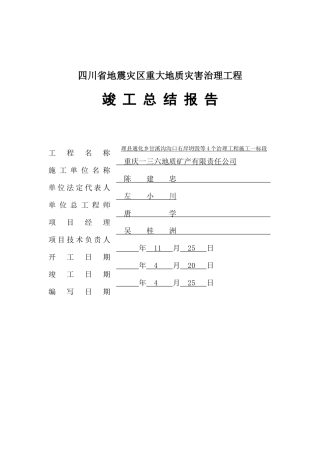 2025年竣工验收总结报告