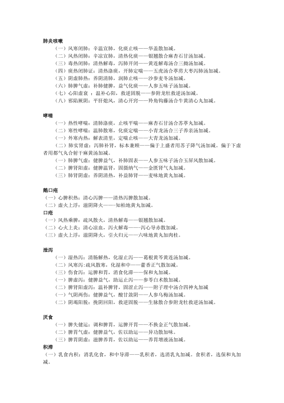 2025年中医儿科辩证总结_第2页