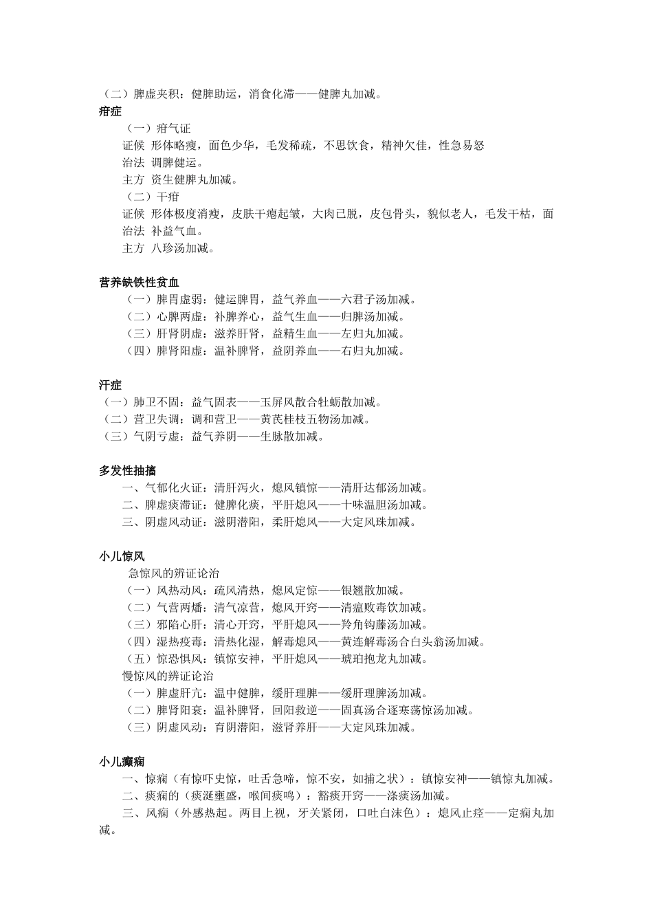 2025年中医儿科辩证总结_第3页