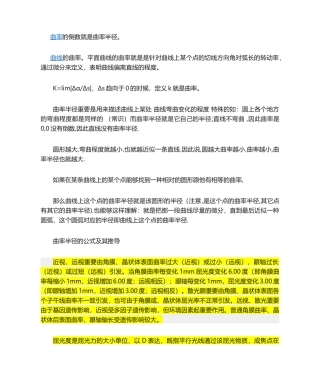 2025年曲率角膜曲率眼睛度数屈光度