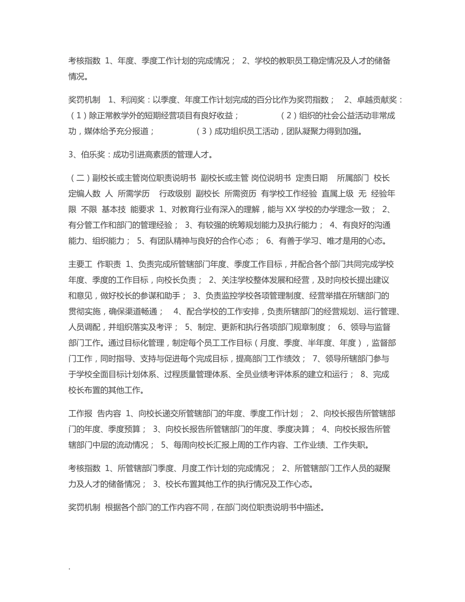 [XX教育集团行政管理制度] 行政管理制度_第2页