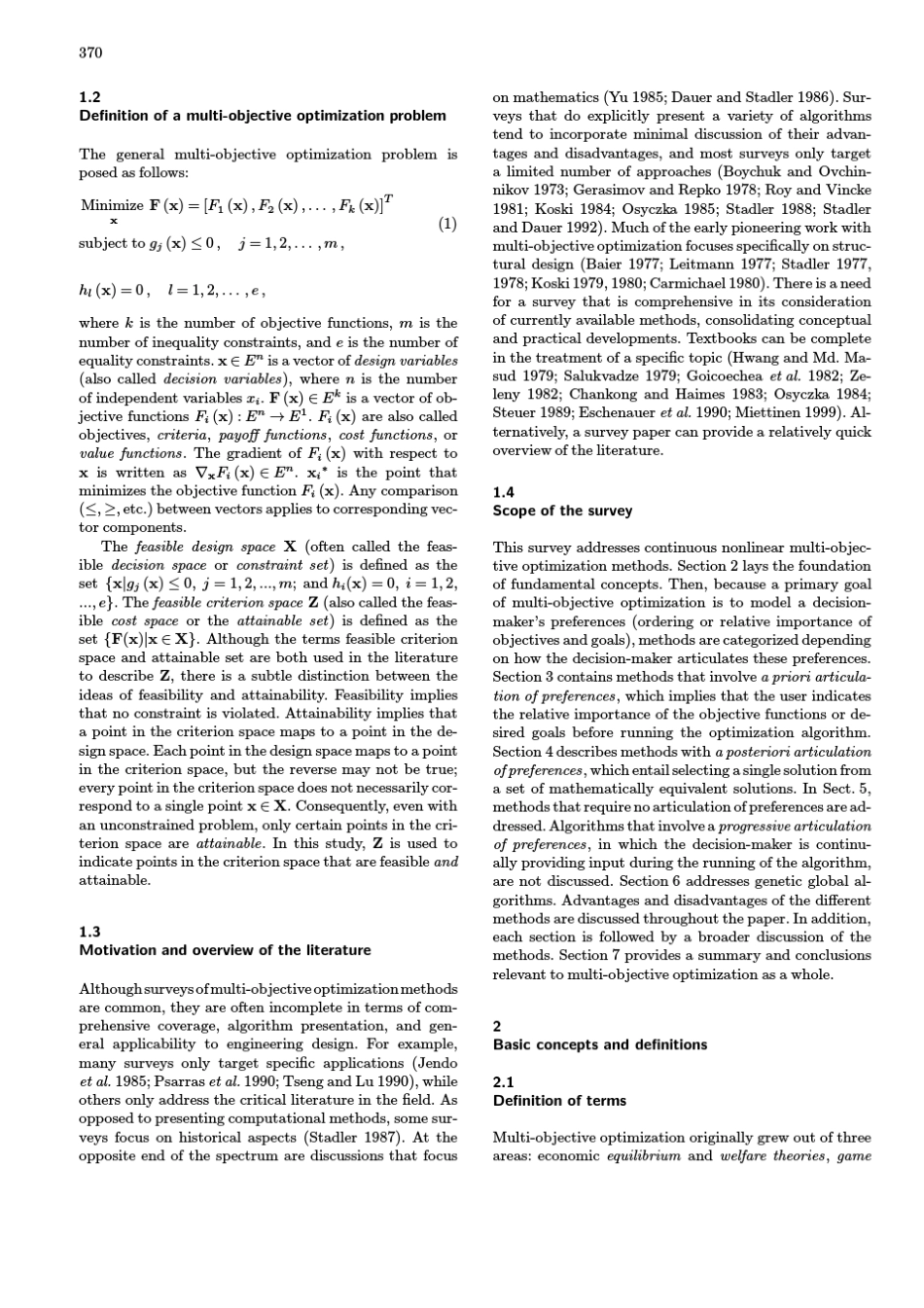 多目标优化的综述_第2页