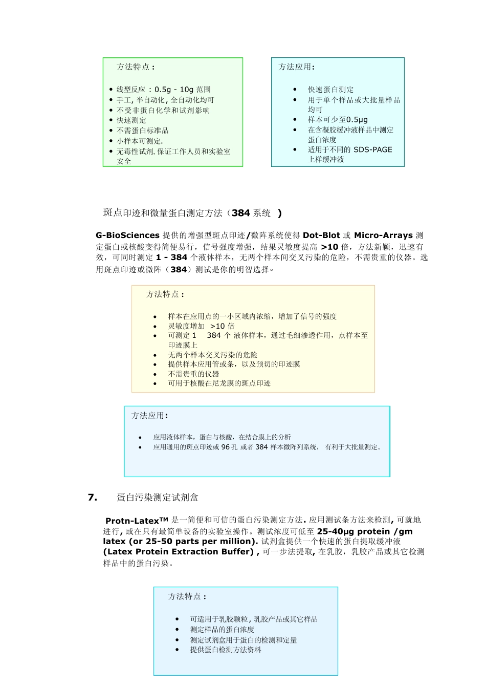 多种新型灵敏蛋白质测定工具(GBioSciences)_第3页