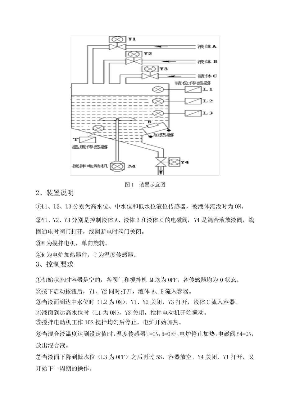 多种液体混合的PLC控制_第3页