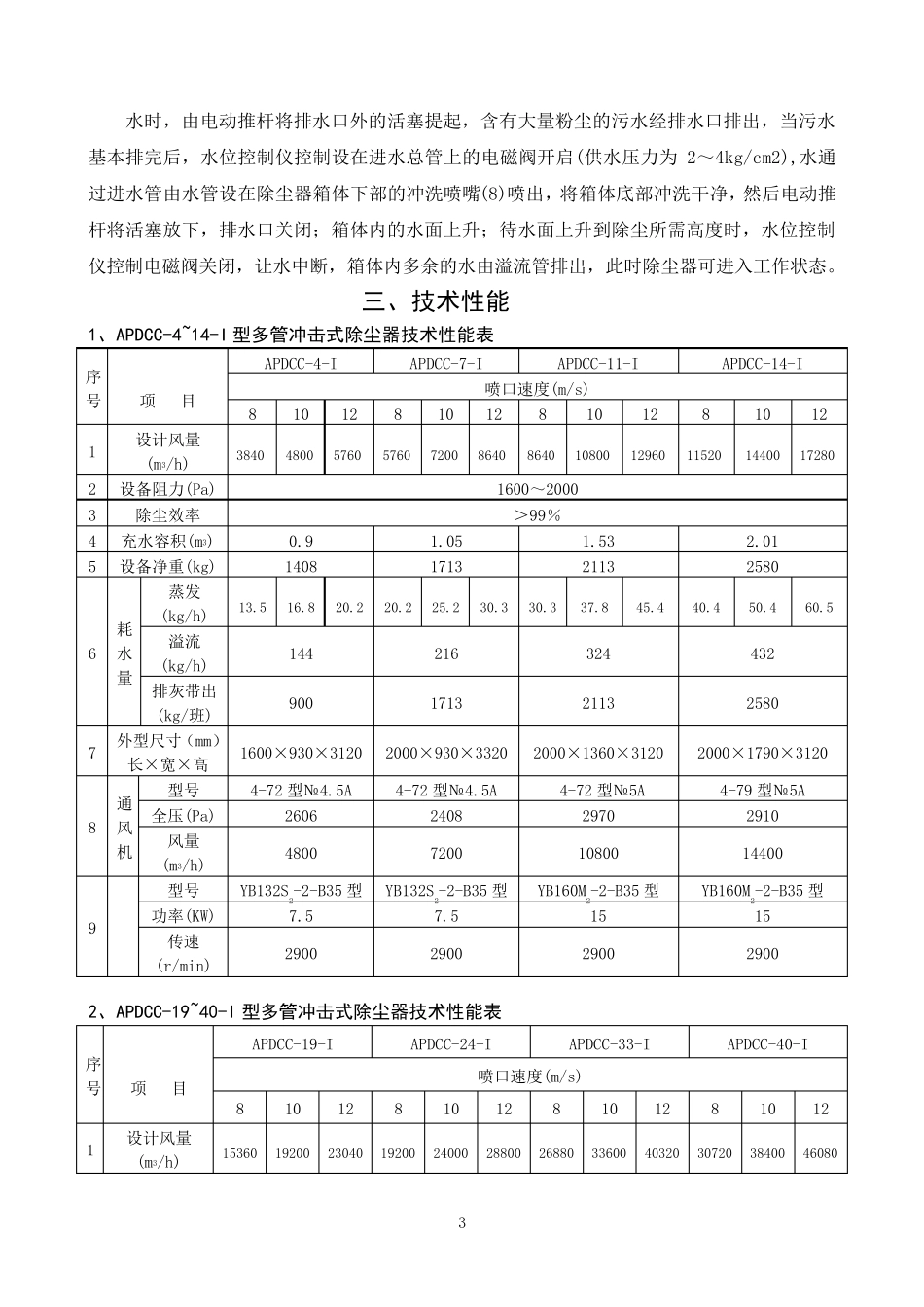 多管冲击式除尘器说明书_第3页