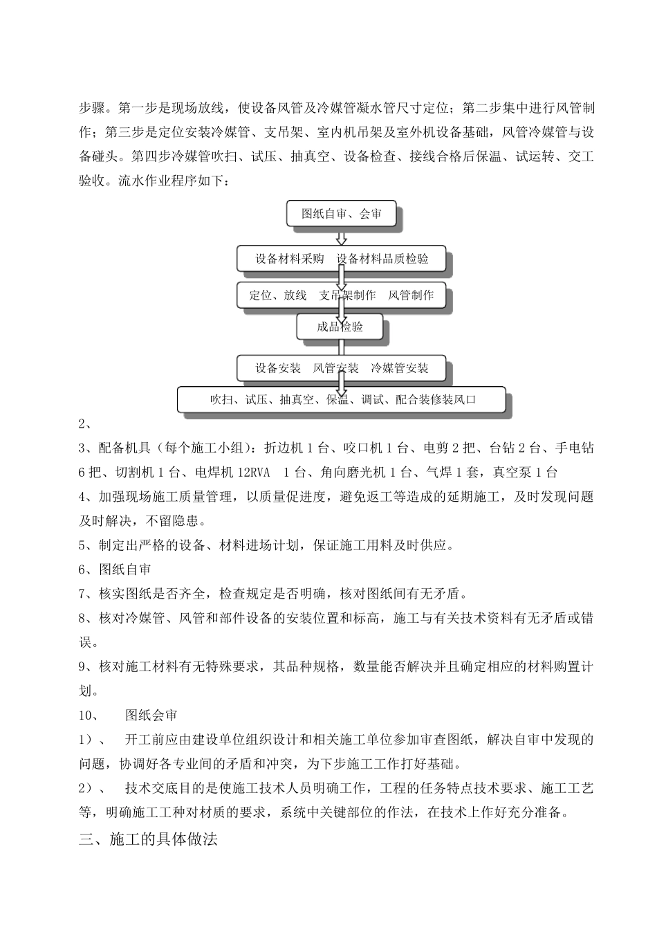 多联机空调施工组织设计方案_第3页