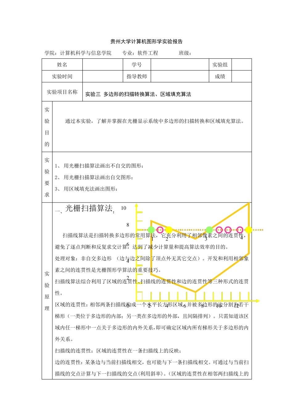 多边形的扫描转换算法、区域填充算法_第1页