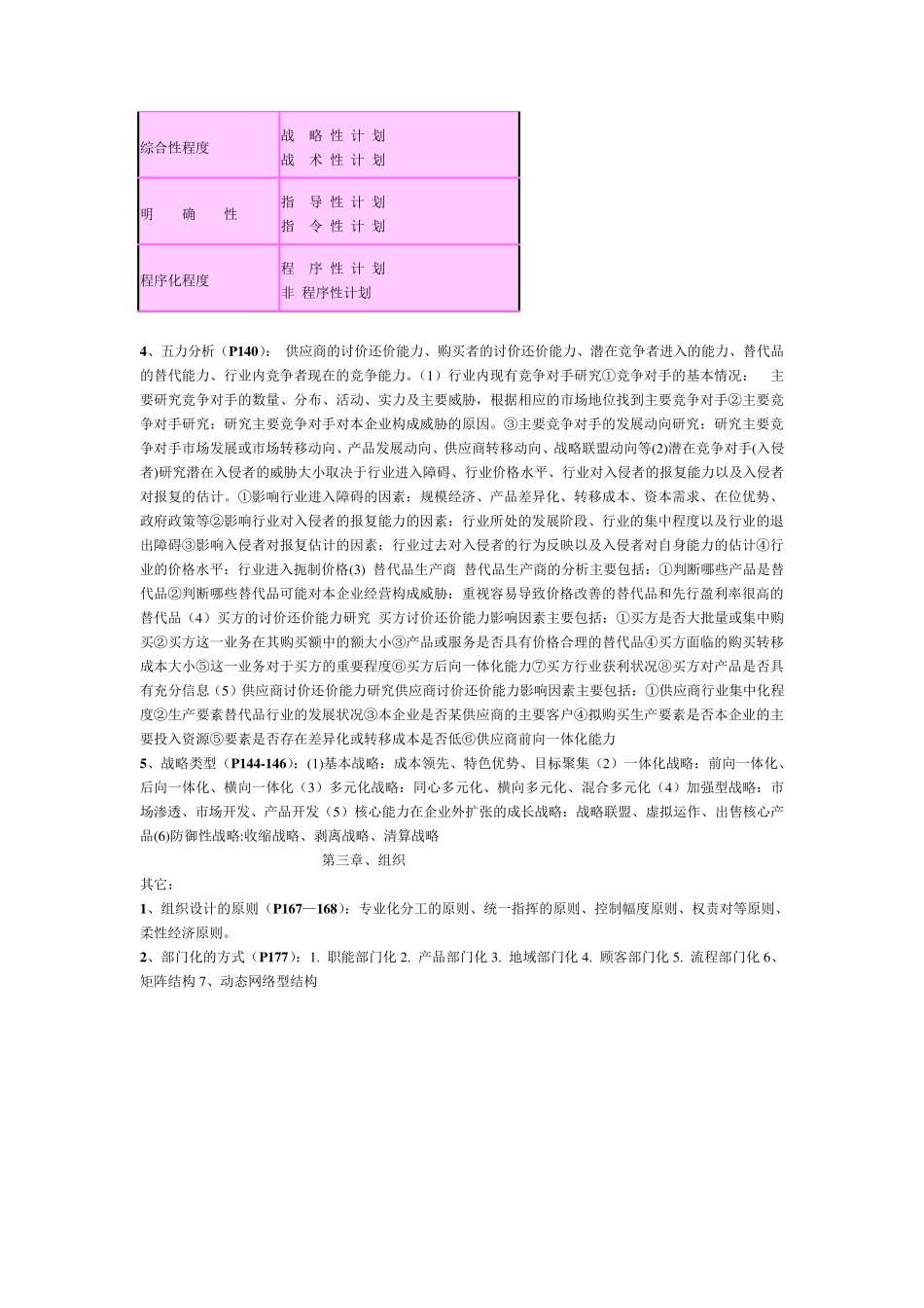 大一管理学知识点_第3页