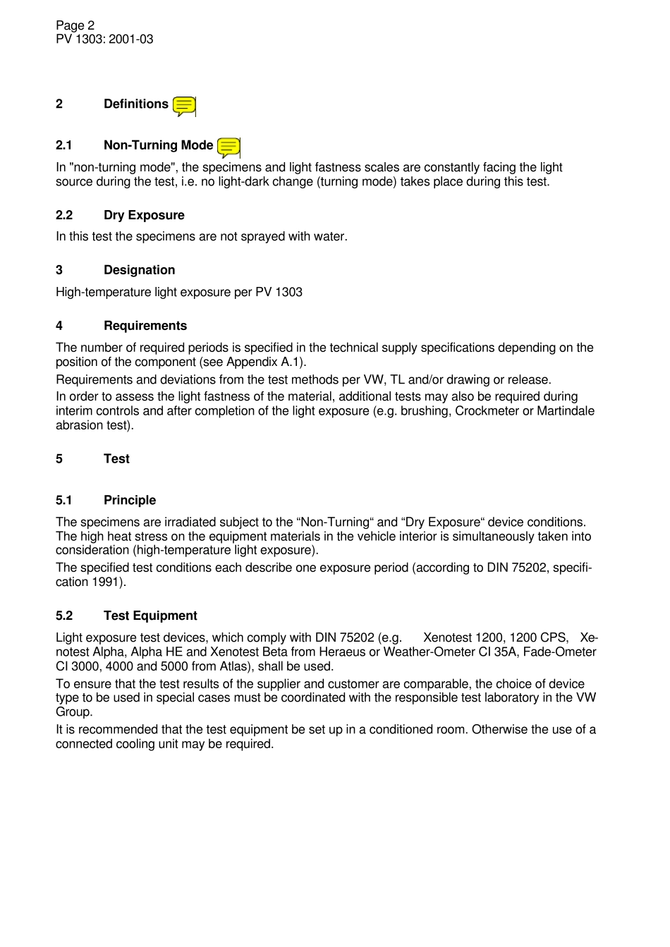 大众标准PV1303(英文)耐光照牢度(方法标准)_第2页