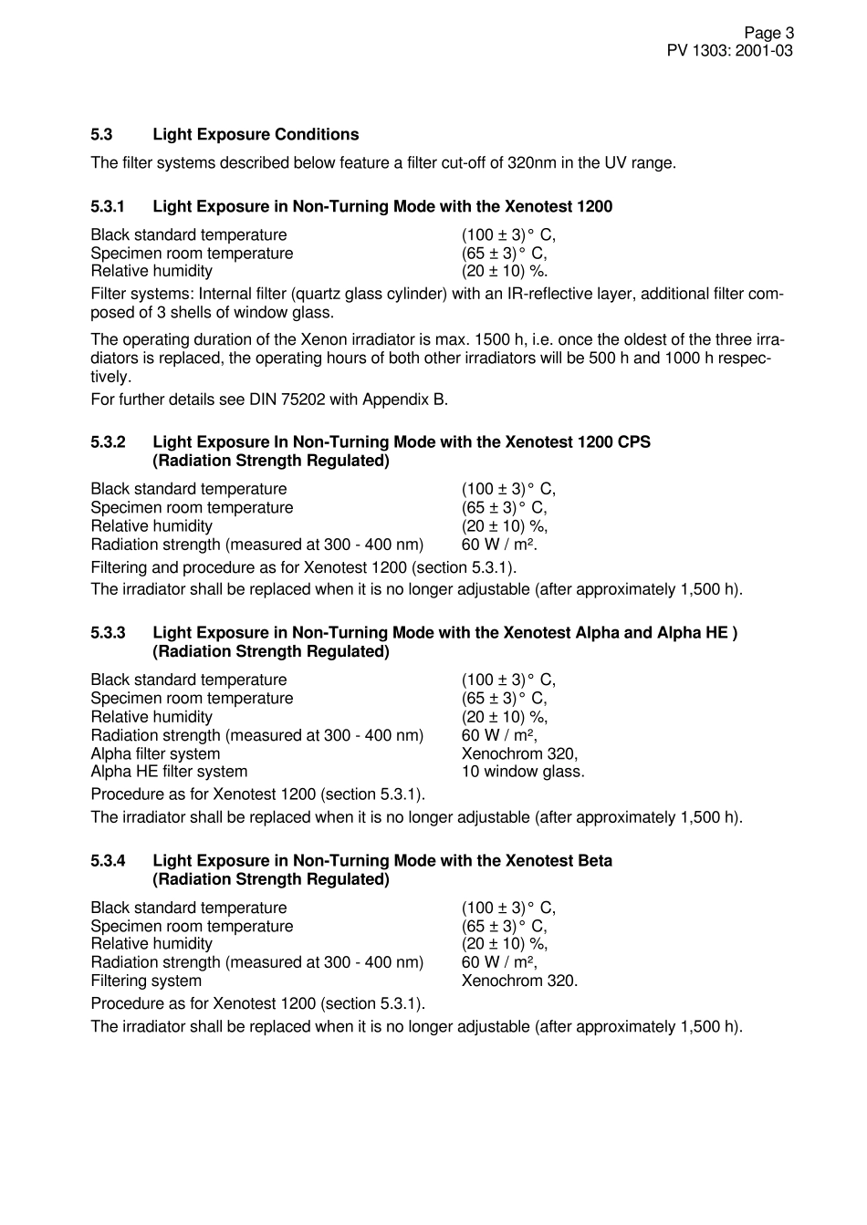 大众标准PV1303(英文)耐光照牢度(方法标准)_第3页