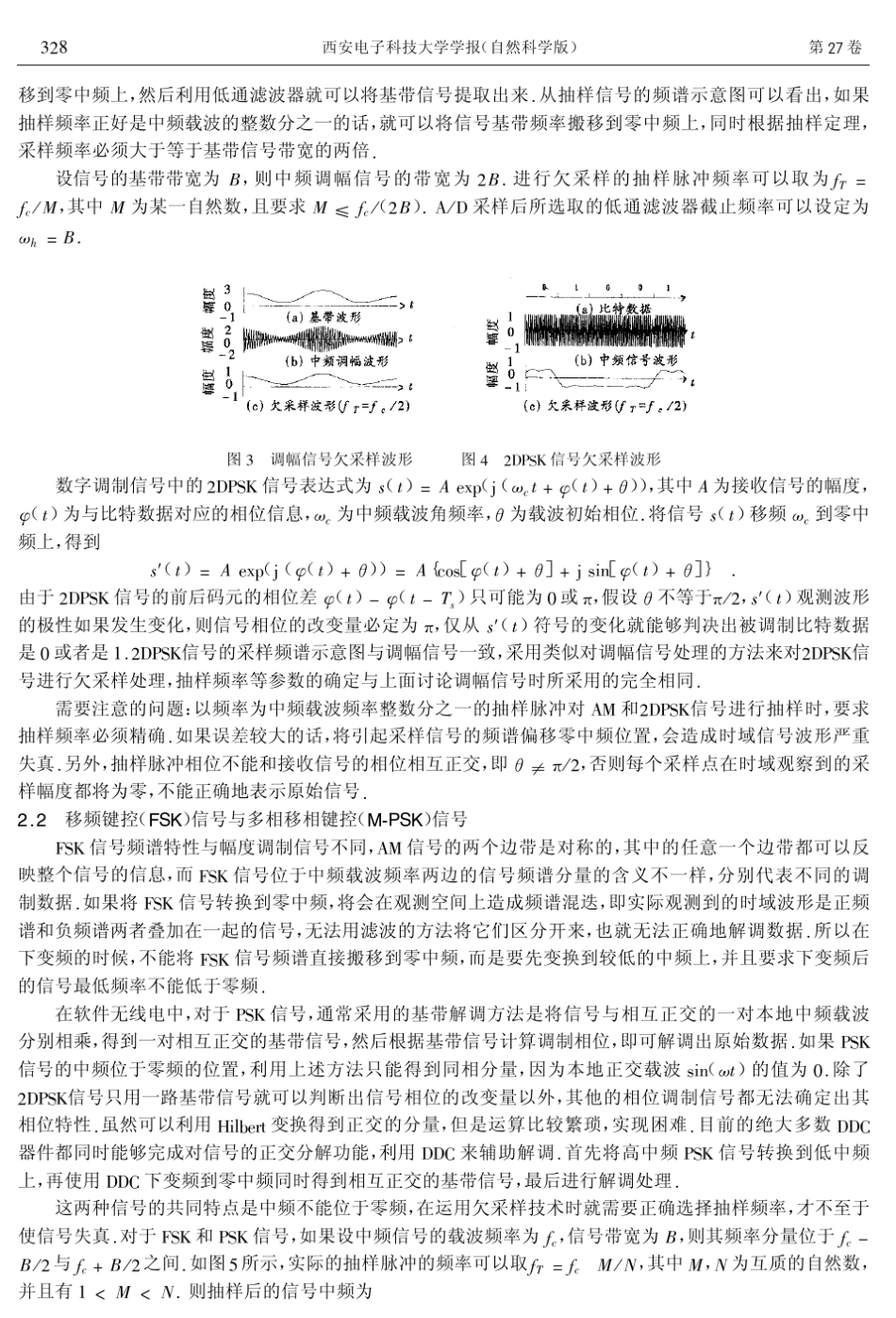 带通采样技术在软件接收机中的应用_第3页