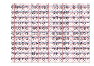 常用3500汉字楷行篆字帖