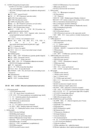 常用临床医学术语2