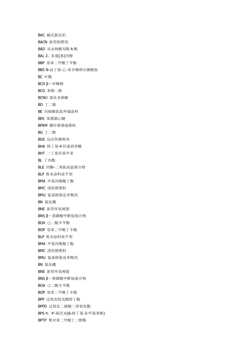 常用化学物质名称缩写_第2页