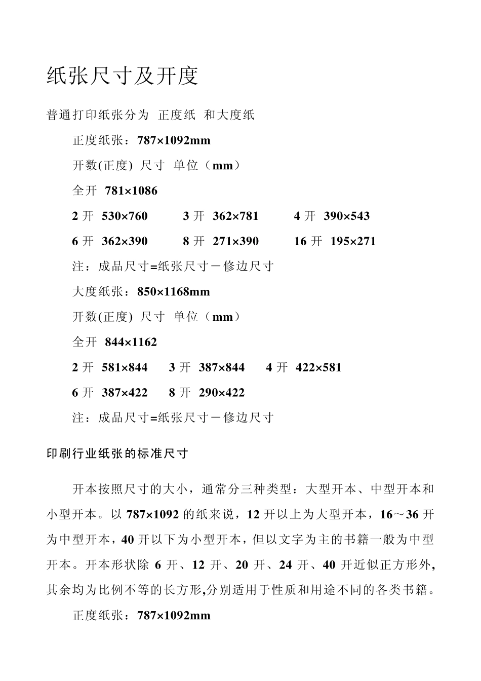 常用印刷纸张的克数及分类_第3页