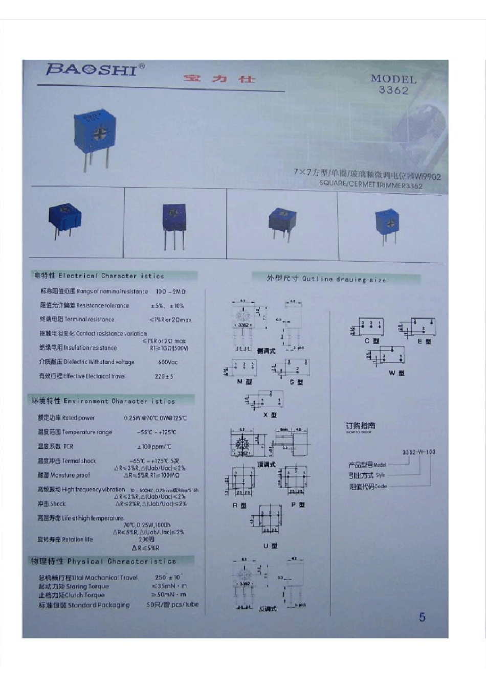 常用变阻器型号amp;封装_第3页