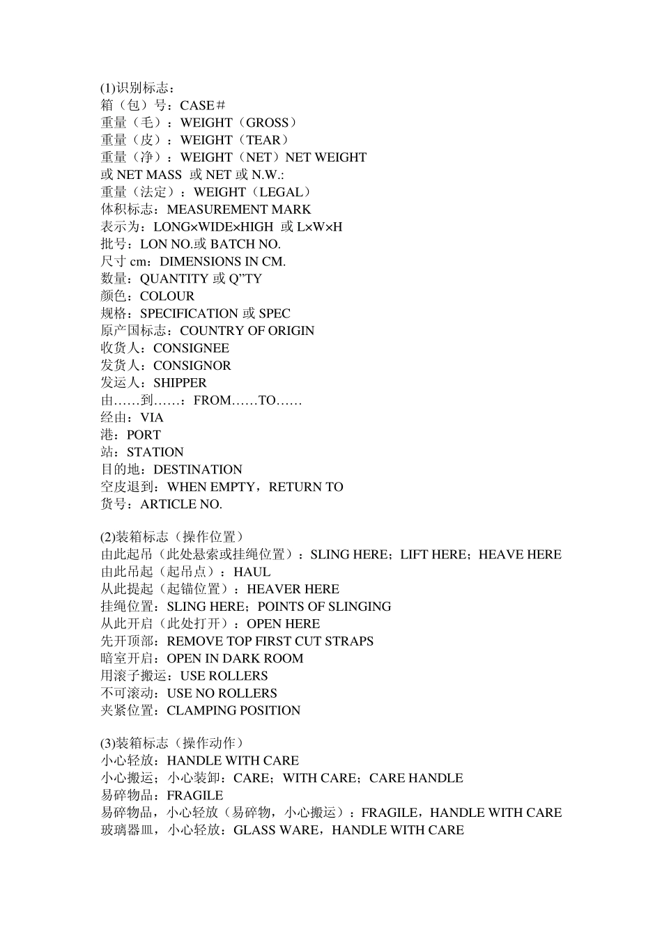 常用唛头英文_第1页