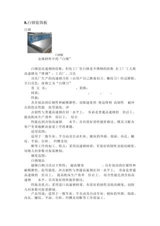 常用墙面装饰材料2