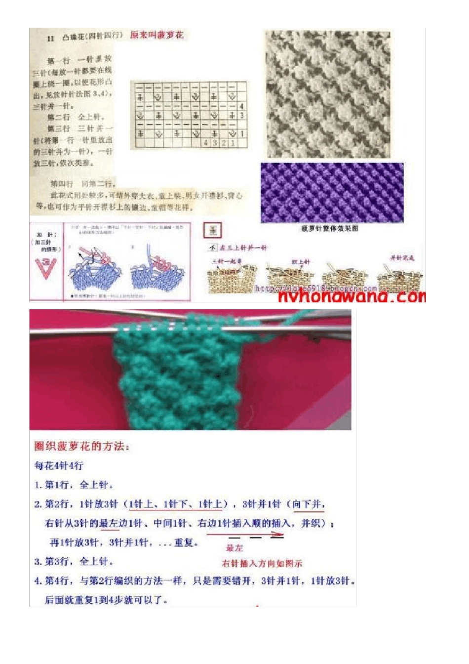 常用棒针编织花样汇总(适合新手)_第2页