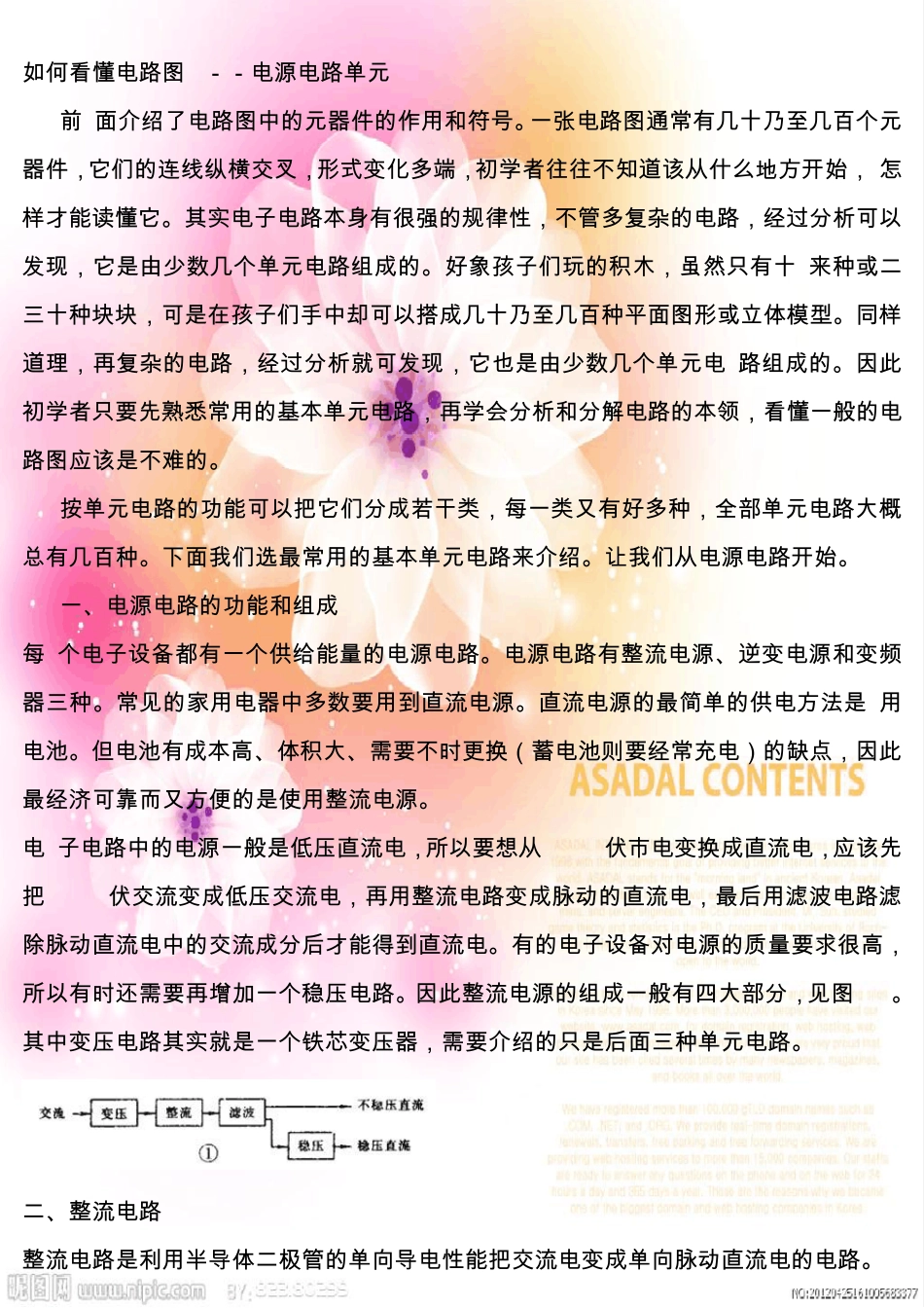 常用模电电路图及分析_第1页