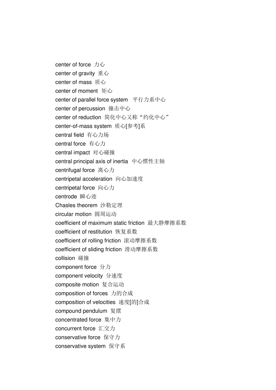 常用物理英语词汇大全_第2页