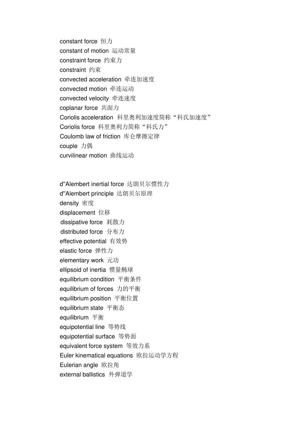 常用物理英语词汇大全_第3页