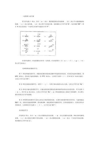 常用电子器件符号[看懂电路图1]