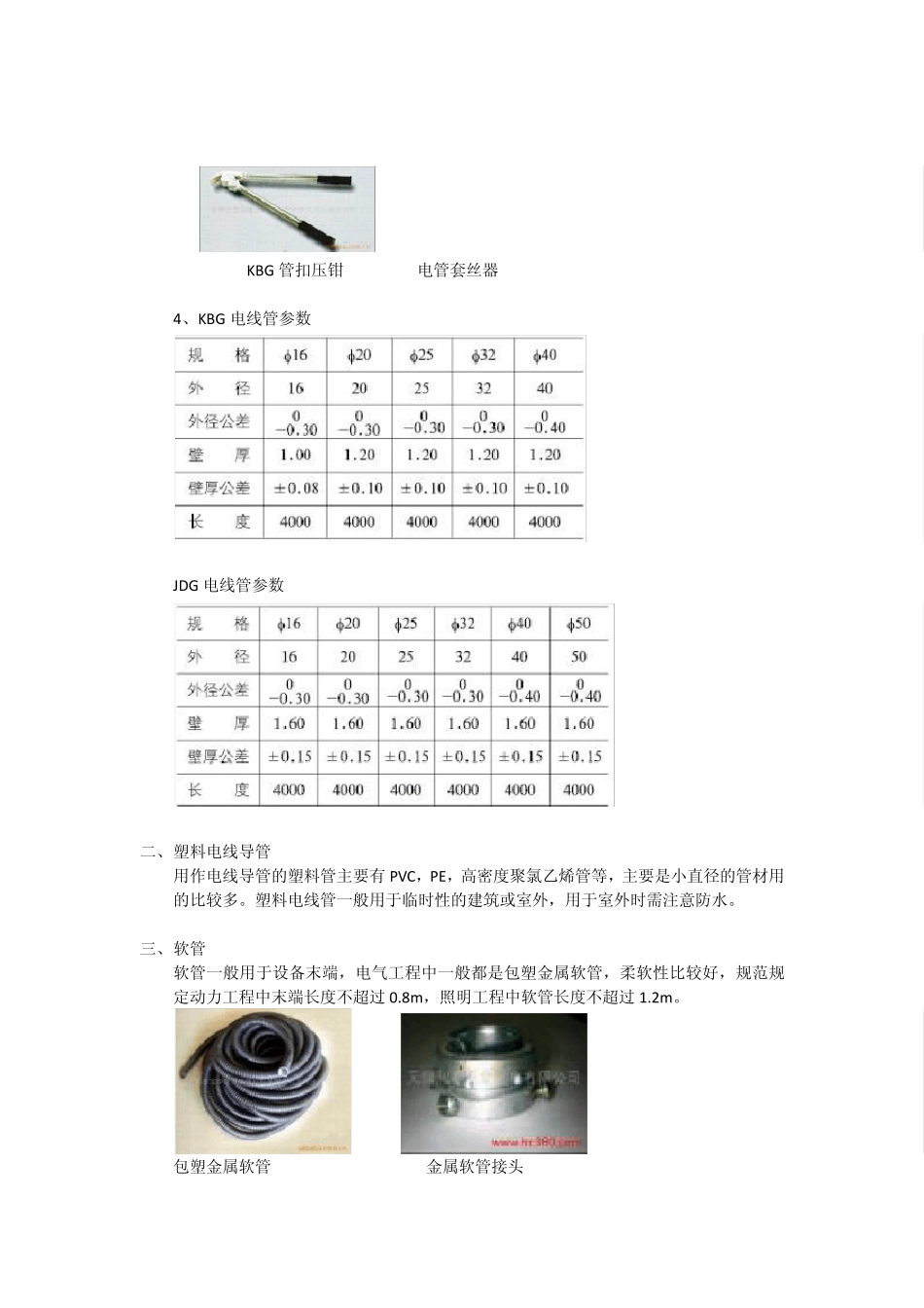 常用电线导管知识与设计应用_第3页