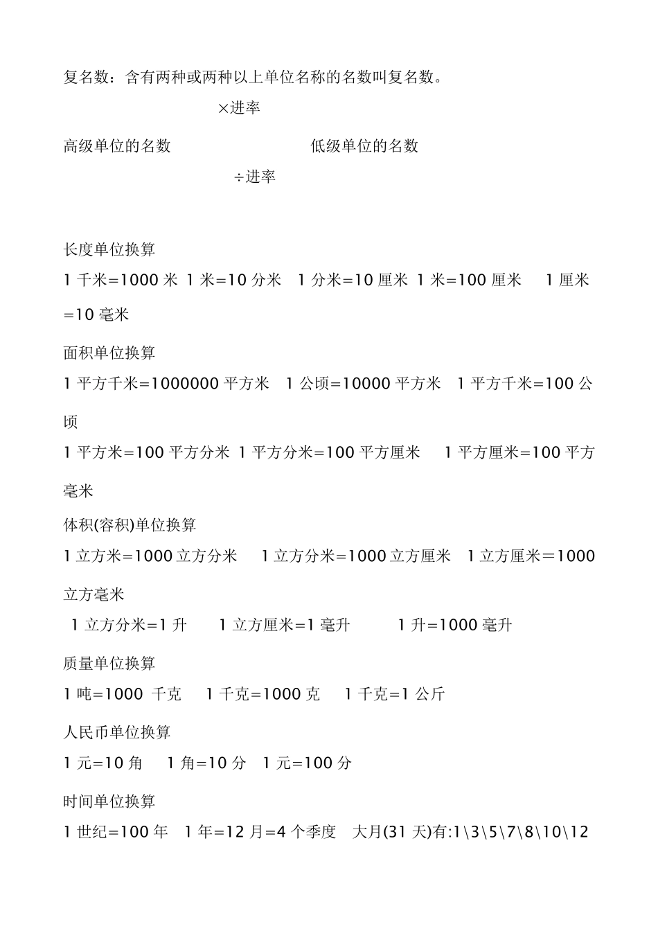 常用的数量关系式_第2页