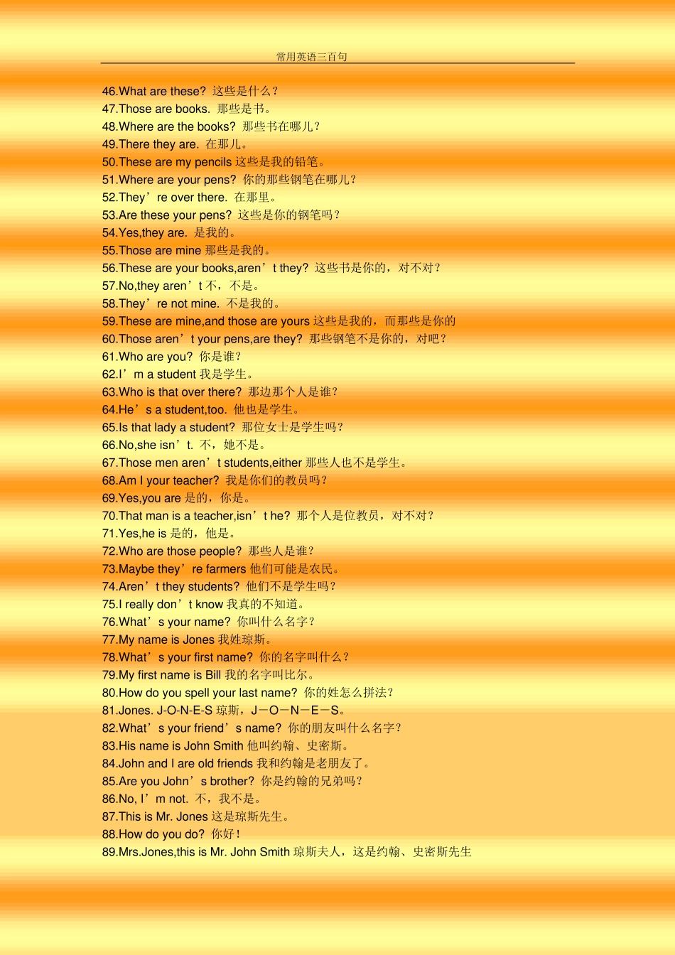 常用英语300句_第2页