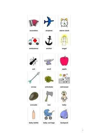 常用英语图片单词