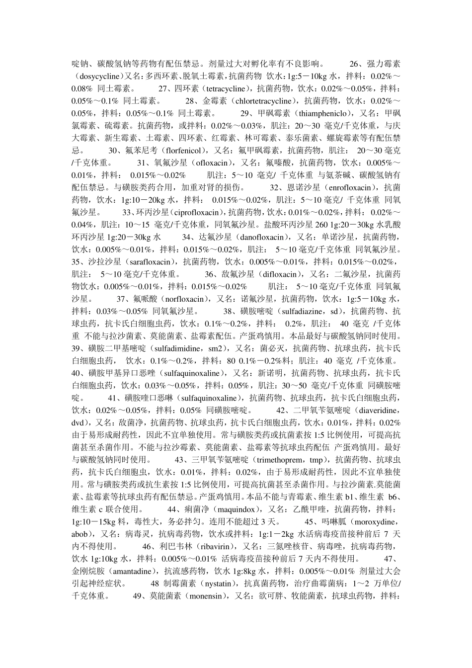 常用药物剂量及其计算_第2页