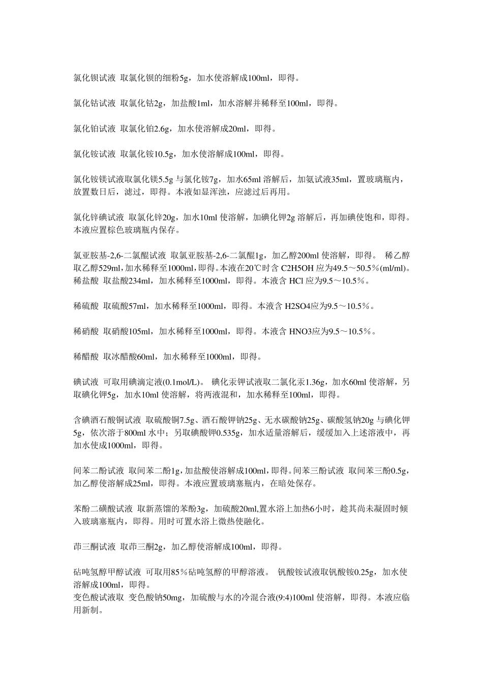 常用试液及配制方法_第2页
