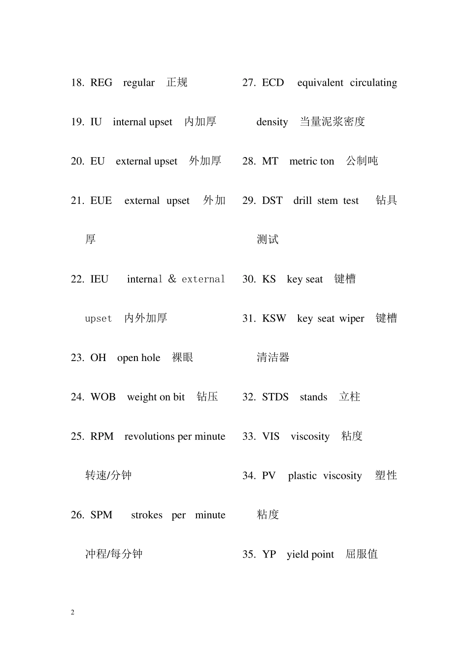 常用钻井英语缩写_第2页