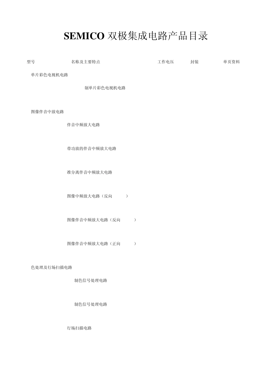 常用集成电路查询_第1页