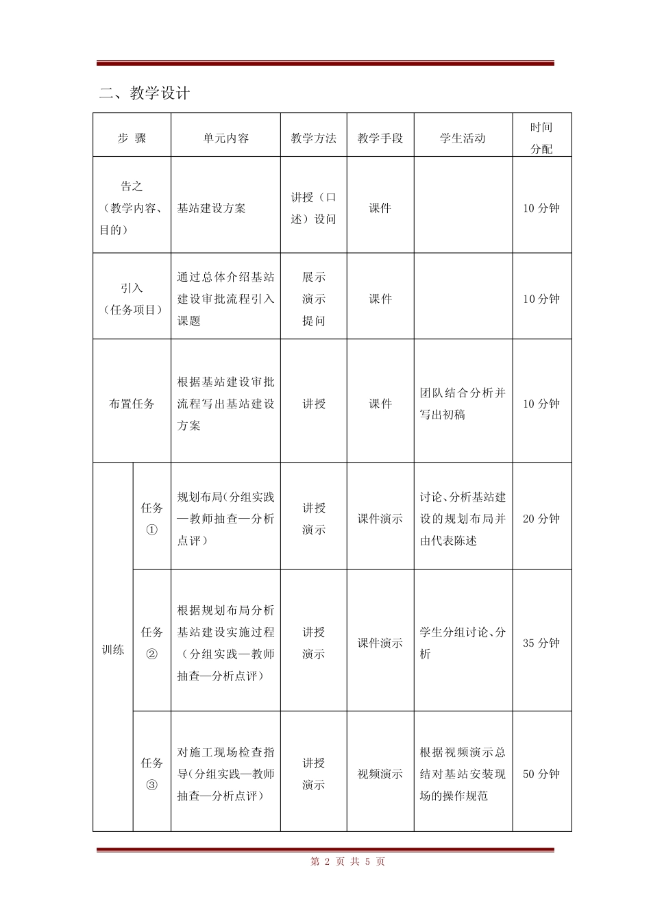 移动通信技术-移动基站建设方案_第2页